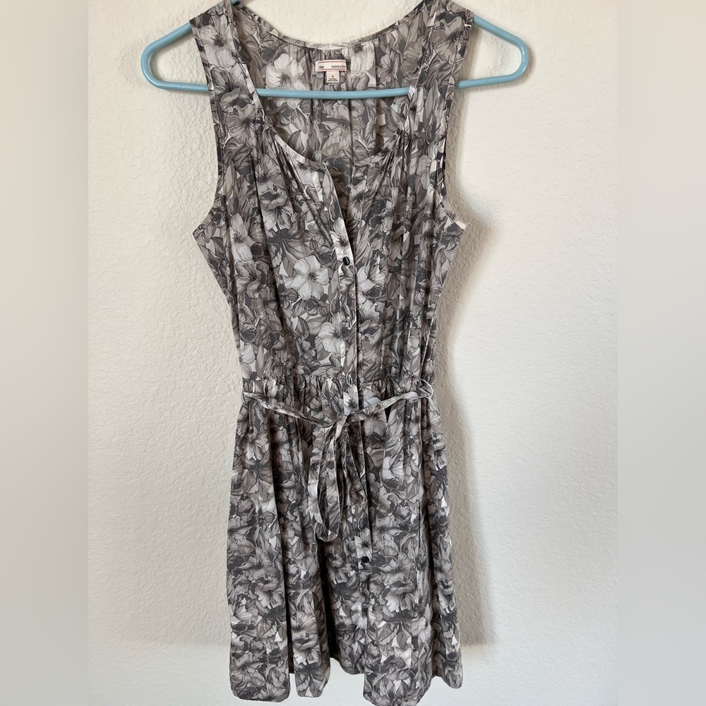 GAP Monochrome Floral Mini Dress